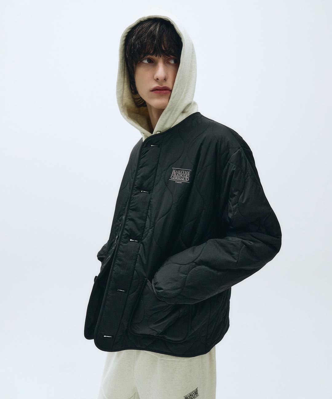 CLASSIC LOGO QUILTING JACKET black