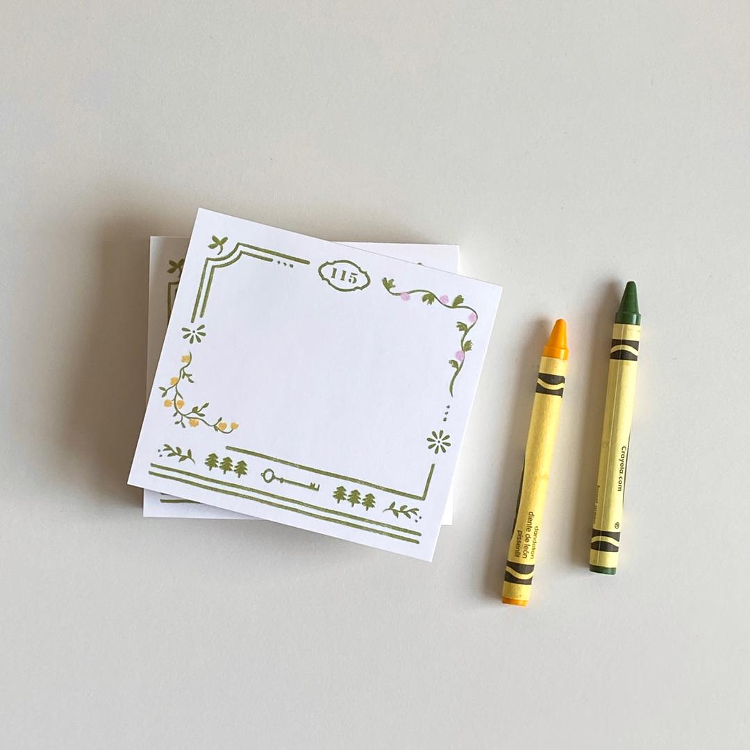 [115룸] 나의 정원 떡메모지