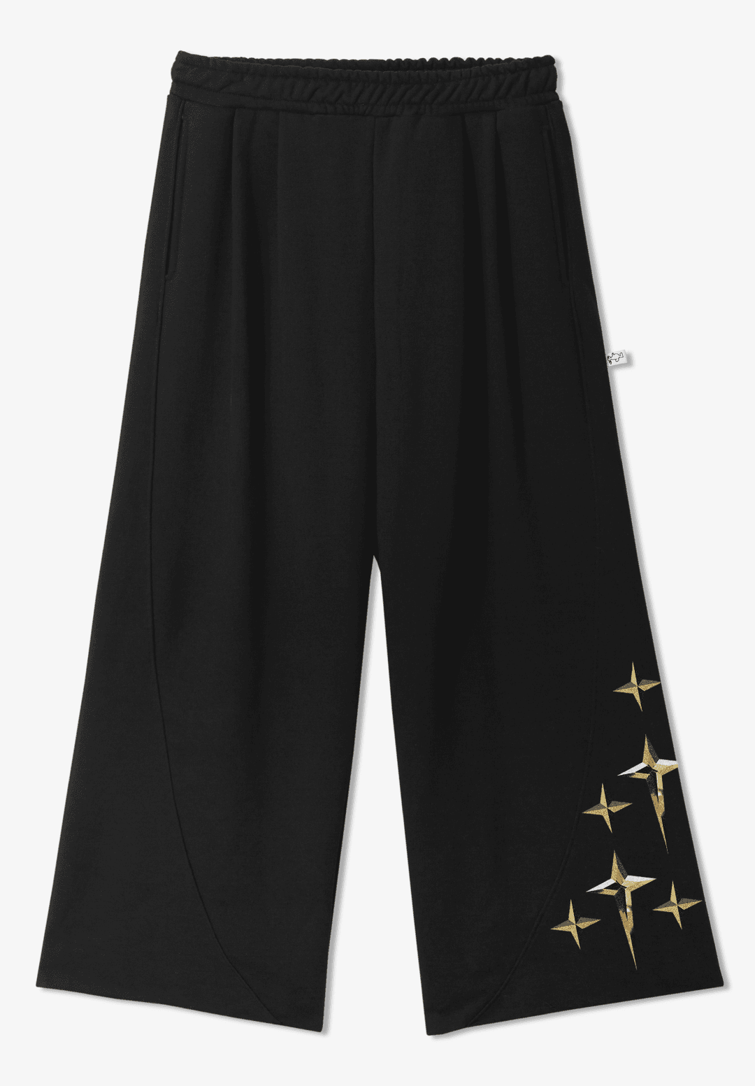 METAL LOGO SWEAT PANTS _ BLACK