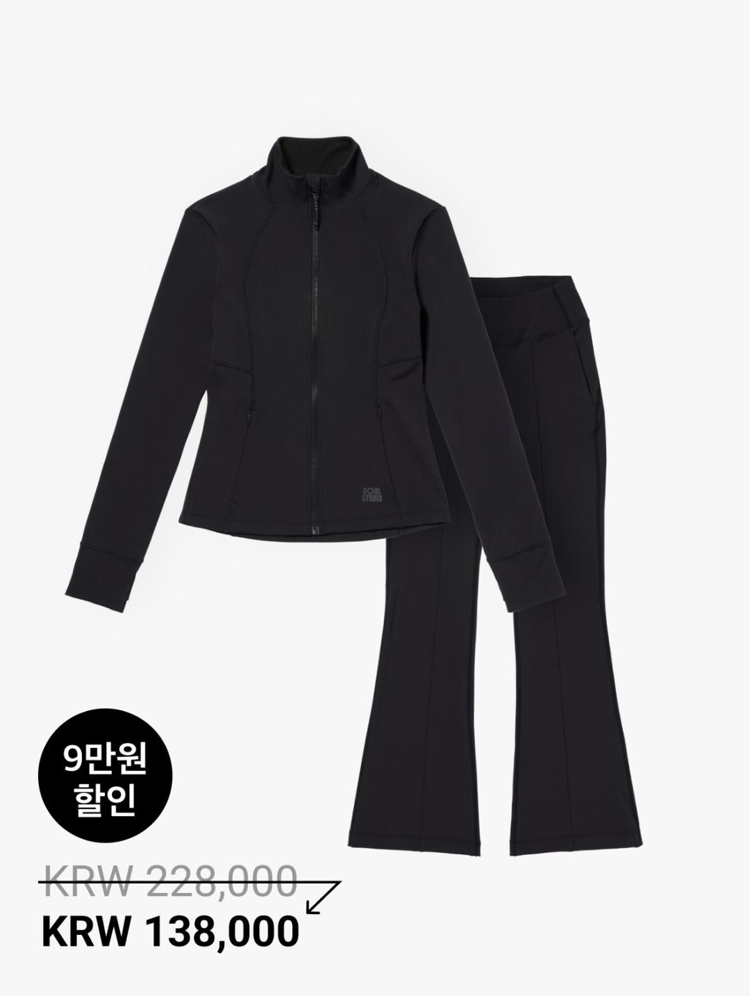 [세트 9만원 할인] WS ATHLETIC JERSEY SET-BLACK