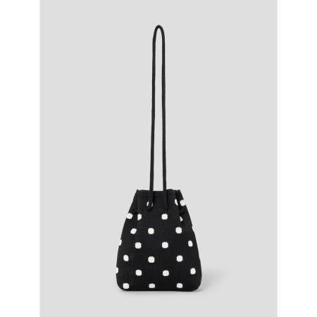 이런 상품 어때요? 여성 도트 니트 복조리백  블랙 (3561D3AMA5)