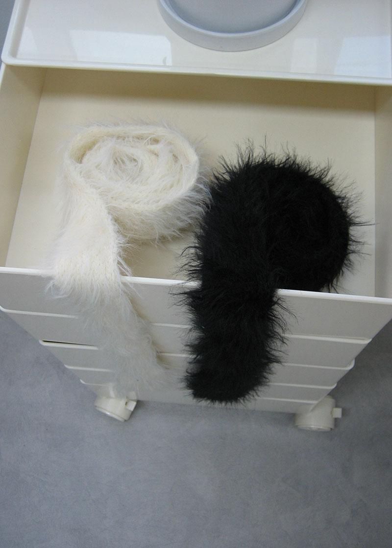 FUR LONG MUFFLER (2color)