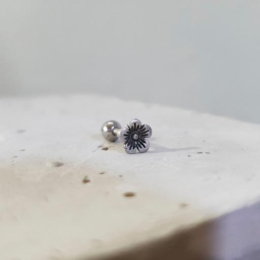 진달래실버피어싱,귀걸이