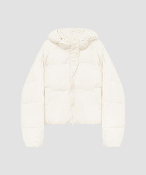 후드 덕다운 숏 패딩(MOEDDW33CIV)