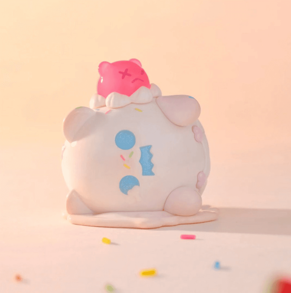 baby ghost bear Birthday Alone series