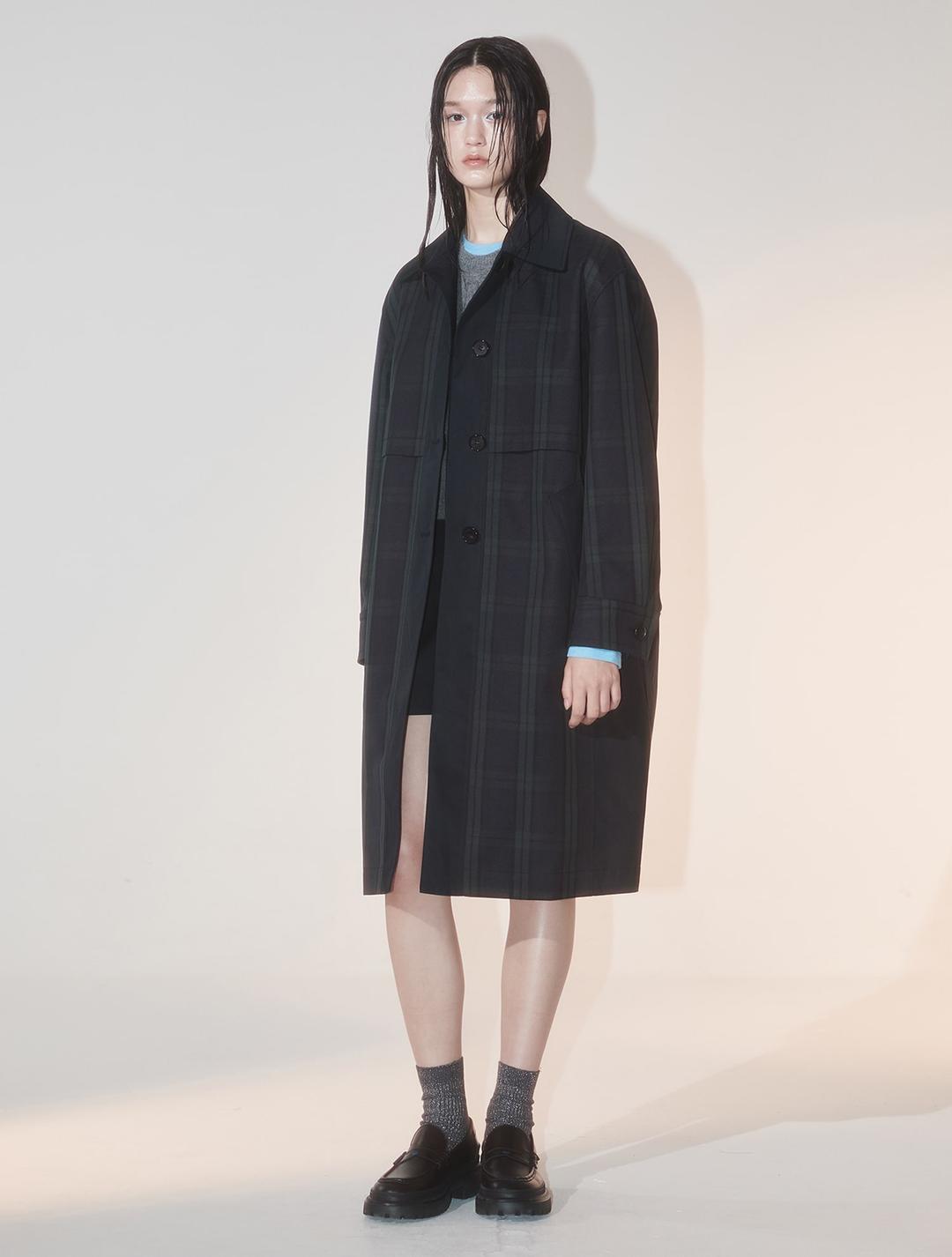 Signature Mac Trench Coat - Navy