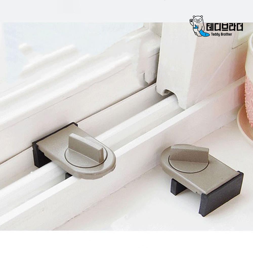 테디브라더 창문안전 잠금장치 열림방지 다이얼