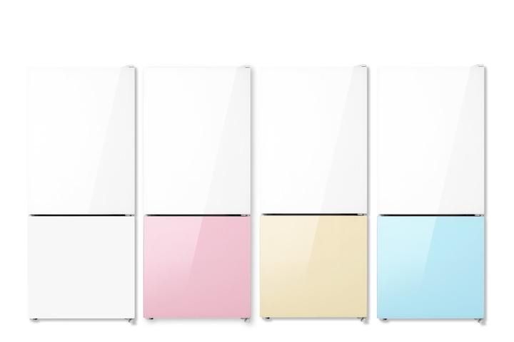 모드비 117L 파스텔 소형 2도어 콤비냉장고MRDC117