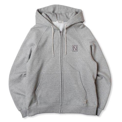 DW N로고 후드집업 - 그레이