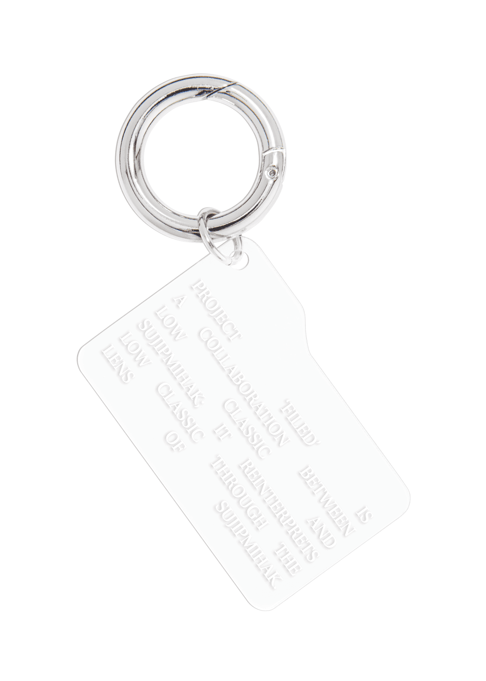 Acrylic Filed Keyring