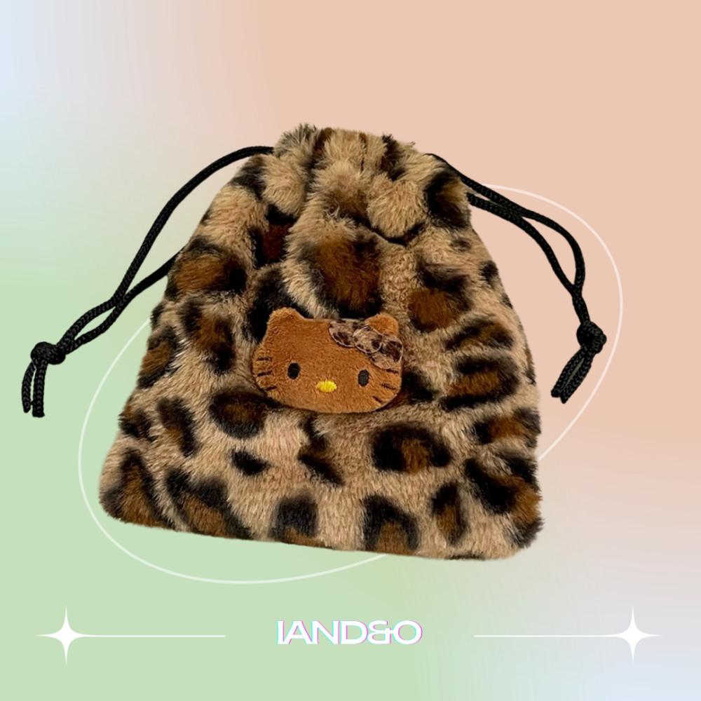 아이앤드오 레오파드 키티파우치 호피파우치