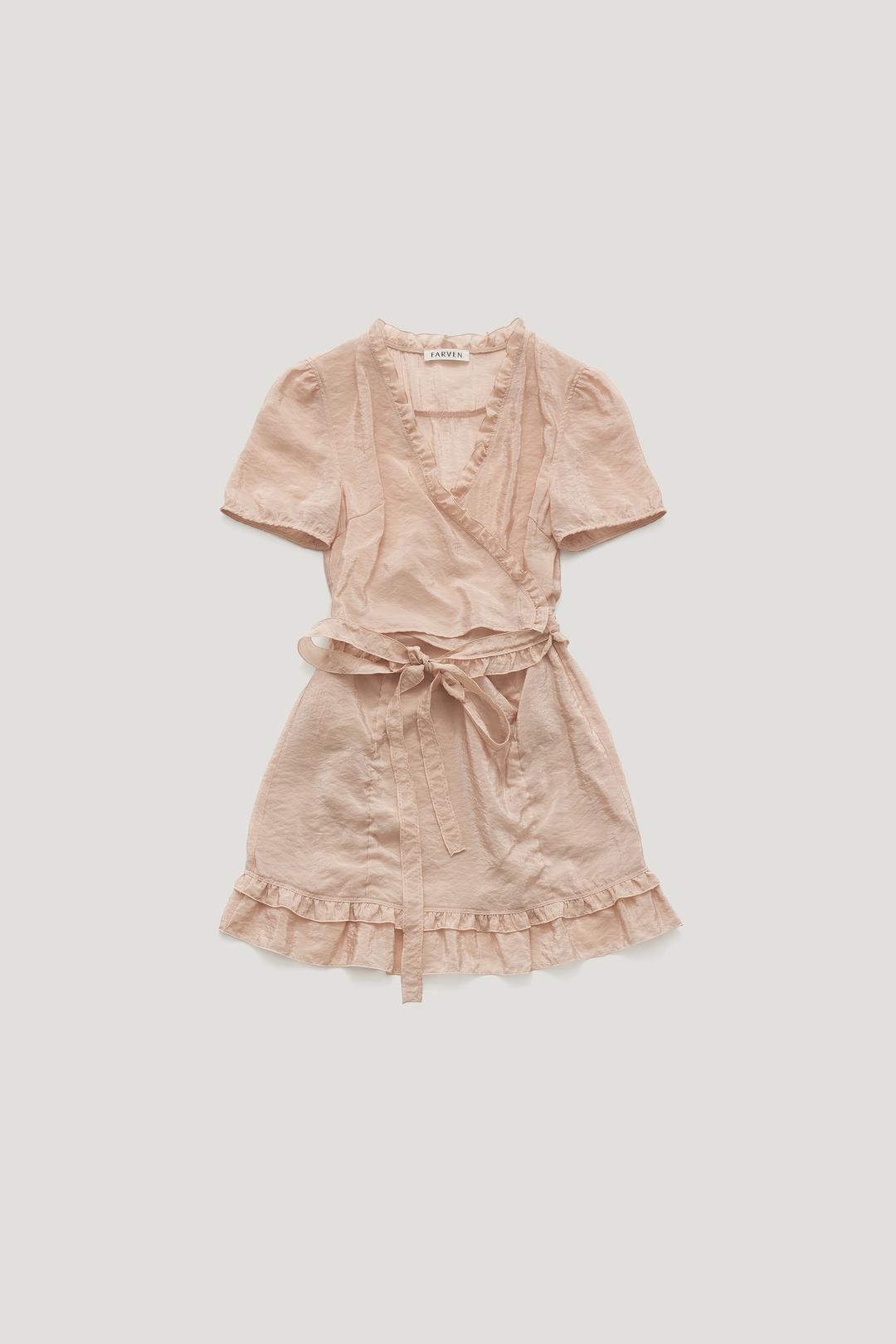 EGG WRAP DRESS_ROSE / ₩228,000