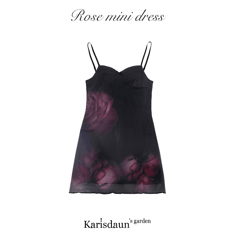 Rose mini dress