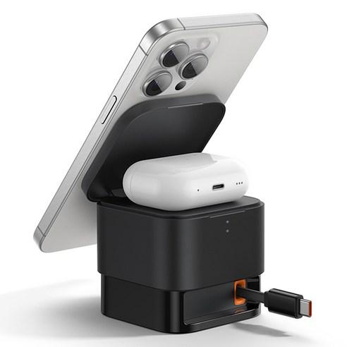 베이스어스 Mag Pro 3in1 C타입 유무선 고속충전기 아이폰 맥세이프 - 충전기 | 쿠팡