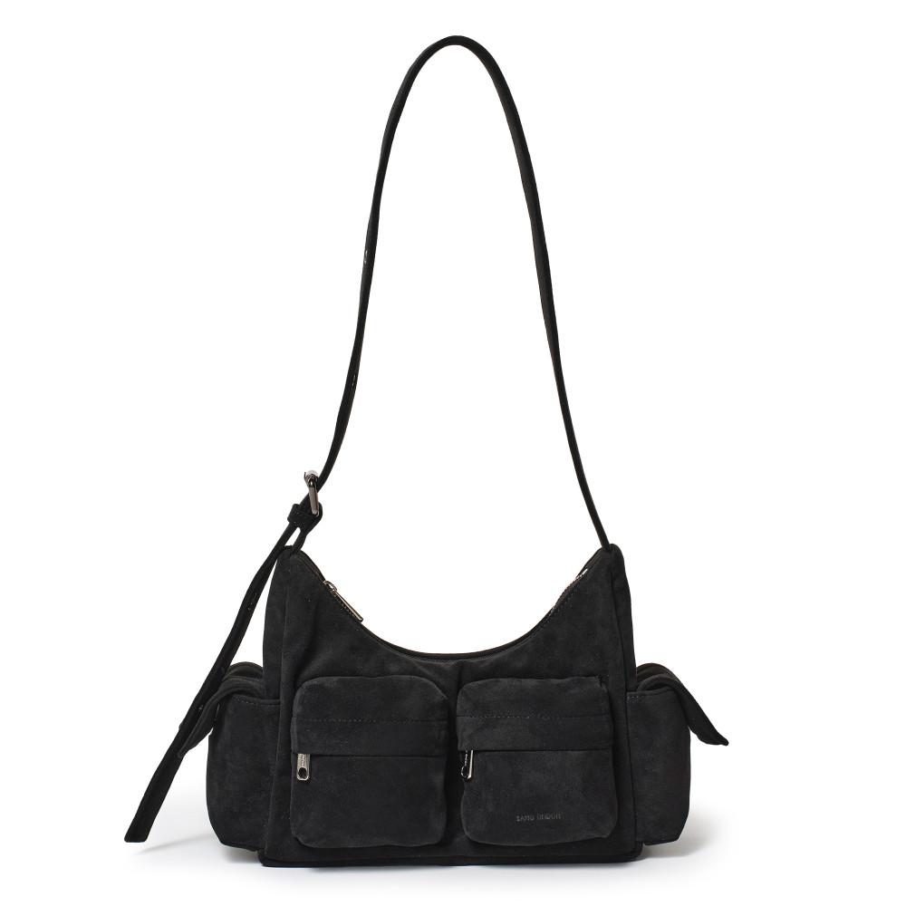 세이모온도 포켓 머그백 pocket mug bag M suede black