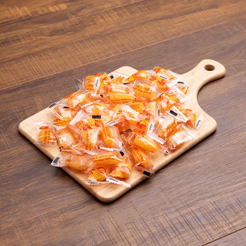 자갈치총각 맛있는 간식 애플망고젤리 500g