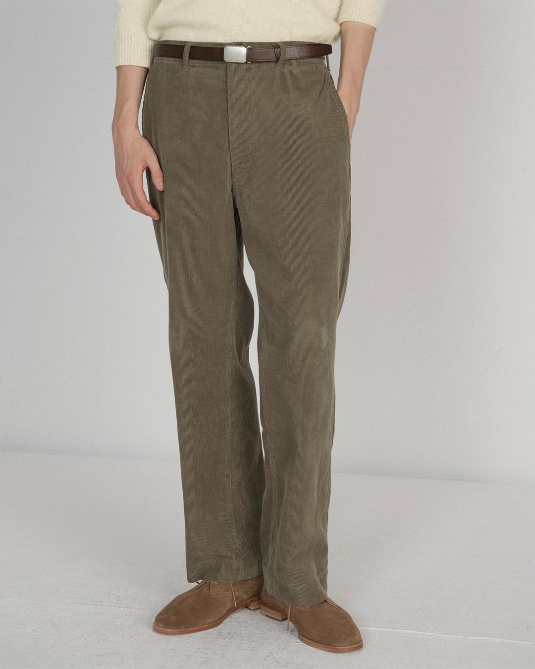 Washed Corduroy Pants, Mocha