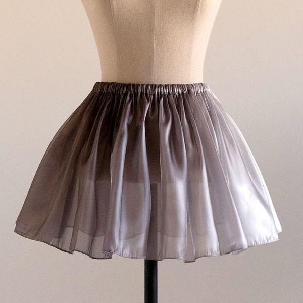 Yunseul bell mini skirt / gray