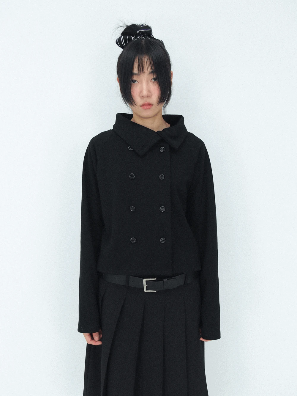 베이비 더블 버튼 가디건