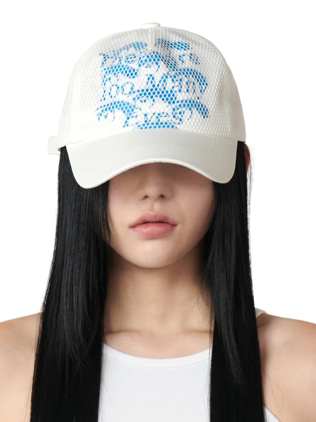 Iseot Overmesh Cap_Off White