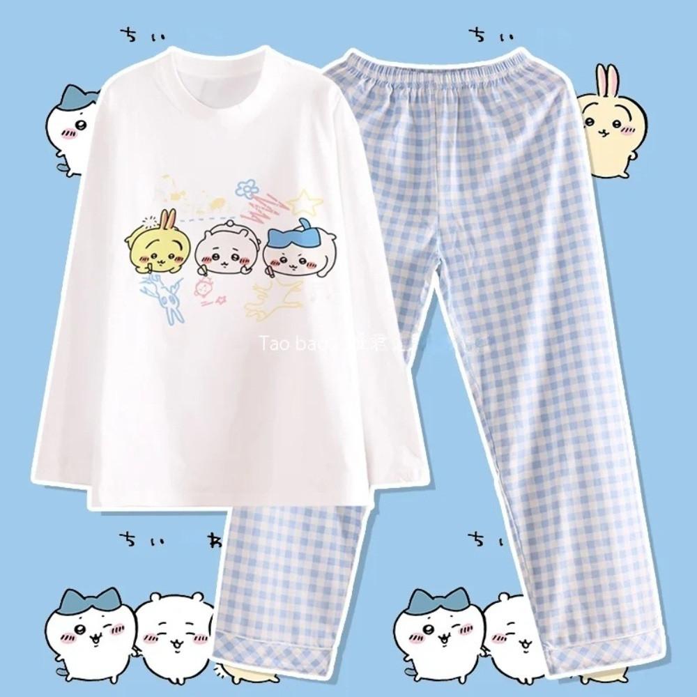 치이카와 먼작귀 잠옷 삼총사 우사기 하치와레 낙서 파자마