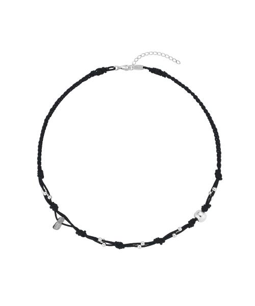 KNOT NECKLACE - BLACK