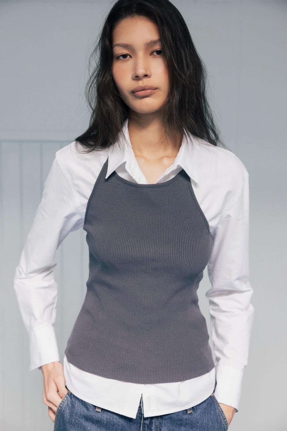 WASHED COTTON SHIRT (IVORY)