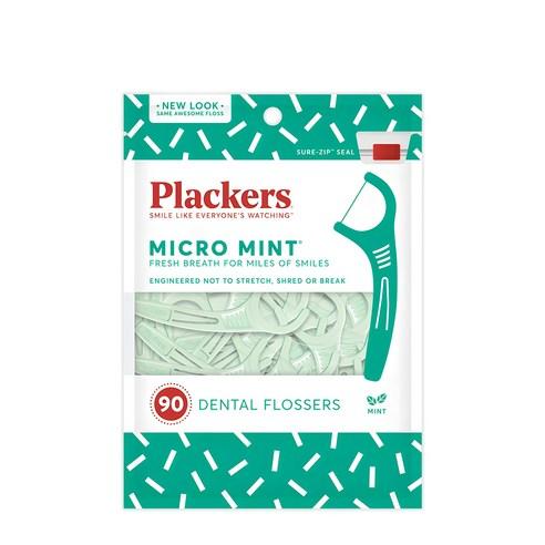 플랙커스 마이크로 민트 치실, 2.1cm, 90개입, 1개 - 치실 | 쿠팡