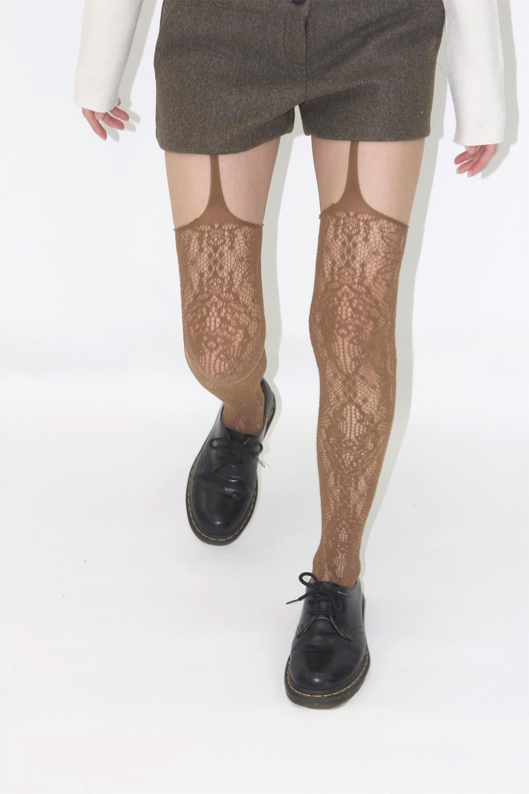 LACE GARTER STOCKING