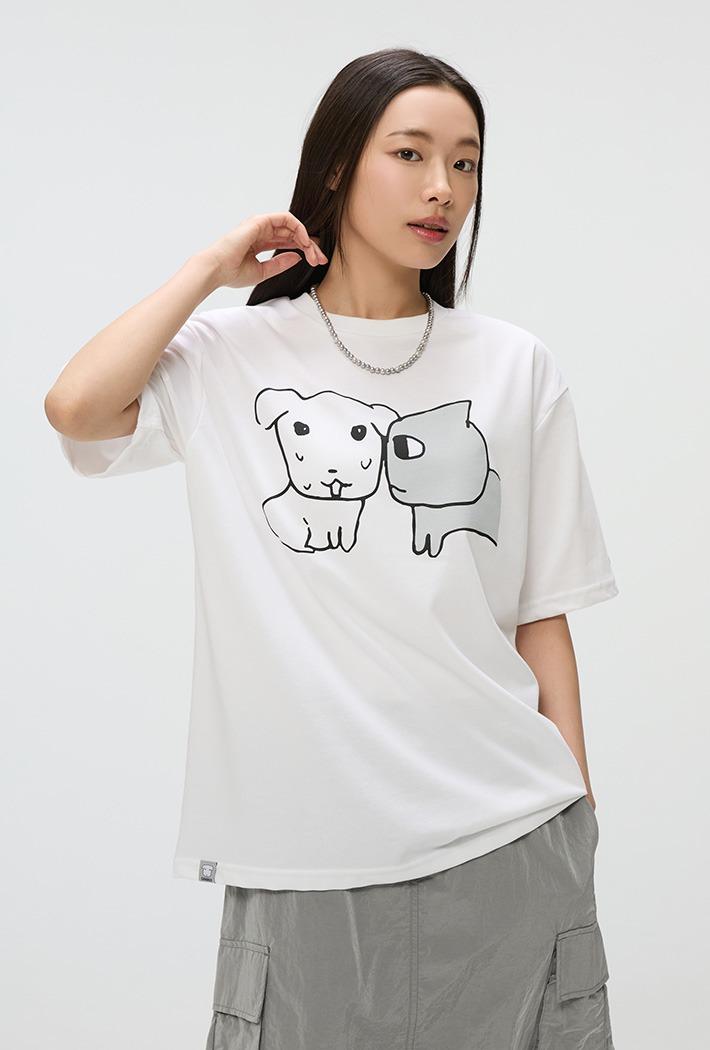 [5/27 순차출고] [가나디] 반팔 티셔츠(GRAY)_SPRLF38U02