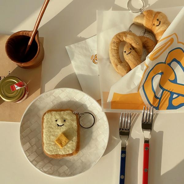 베이커리 펠트 키링 열쇠고리 캐릭터 키링