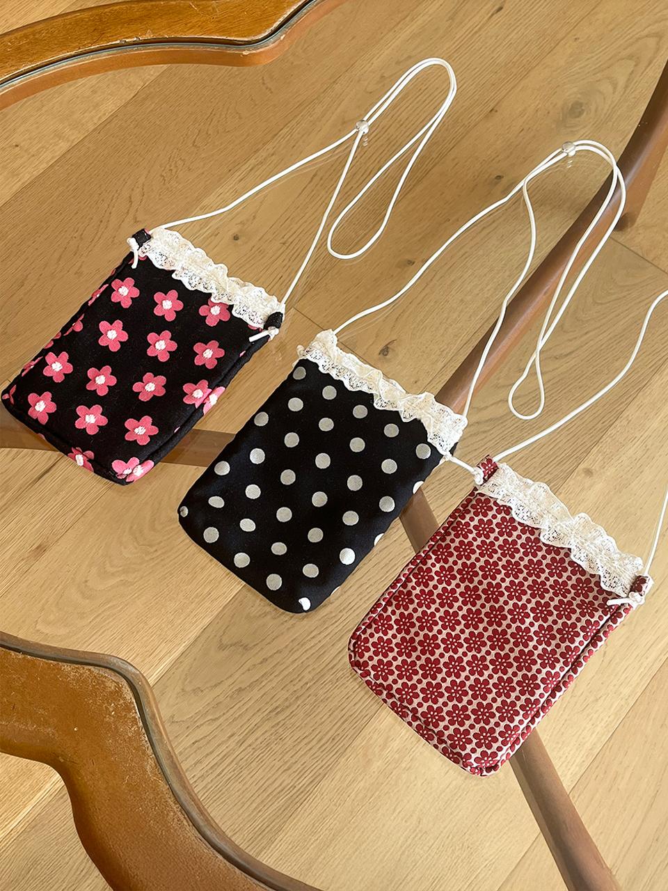 Nokia Mini Bag_flower black
