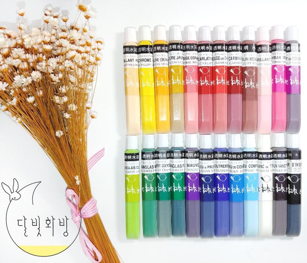 일본 겟코소 수채화물감