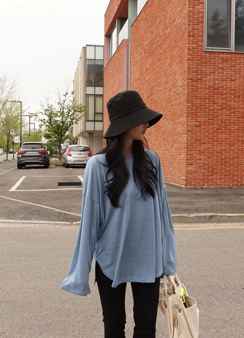 린넨박스긴팔티