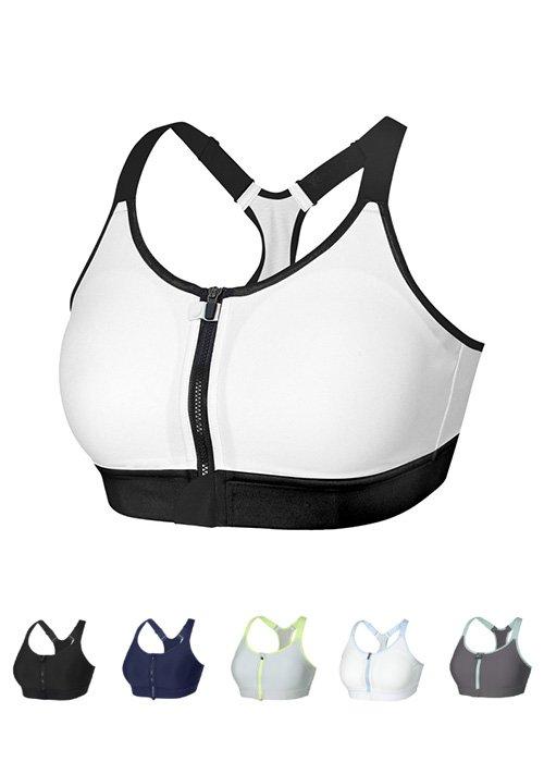 하이서포트 짚업 스포츠브라 단품