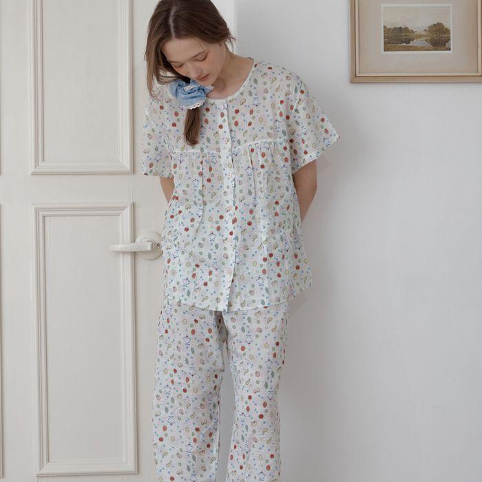 [라운드][레이온코튼] Fruity Baby summer pajama 잠옷