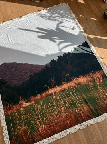 궷물 오름 blanket large