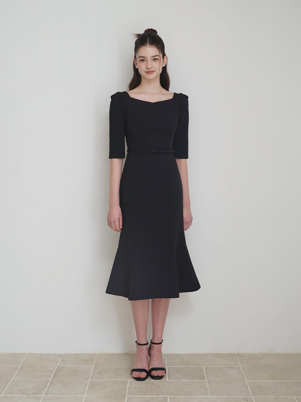 DAISY mermaid dress_black