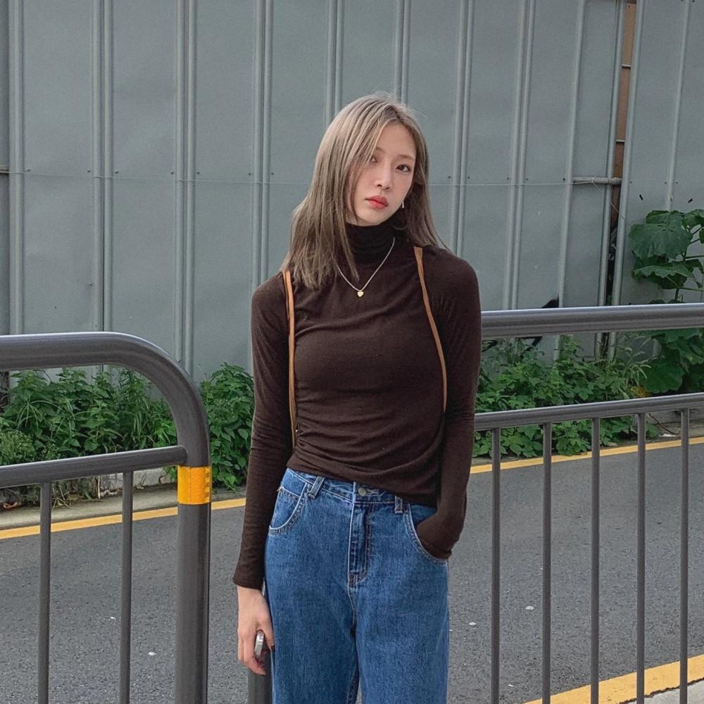 wool turtleneck tee[autumn sale]