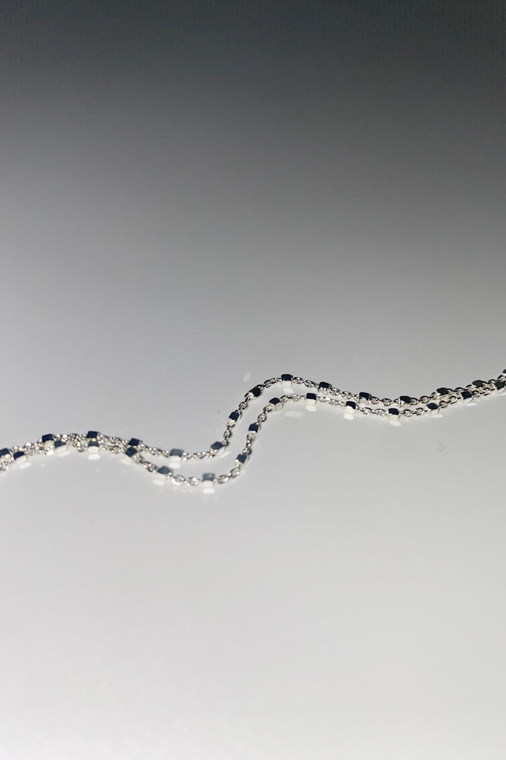 Cube Chain Necklace