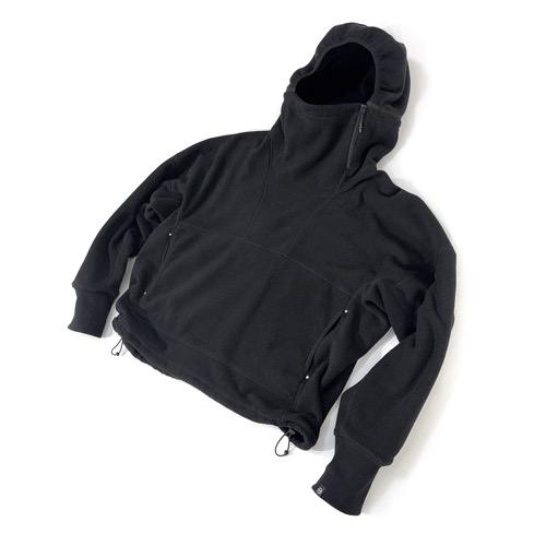 Fleece hoodie black