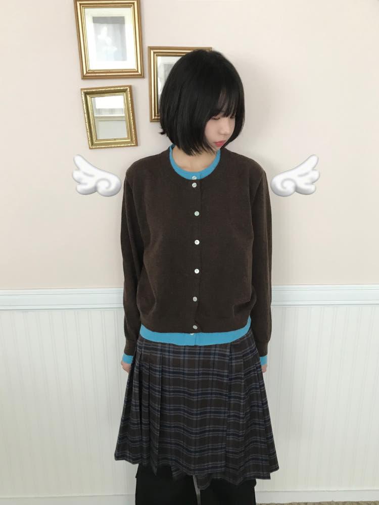 LAYERED COLOR CARDIGAN (4 color)