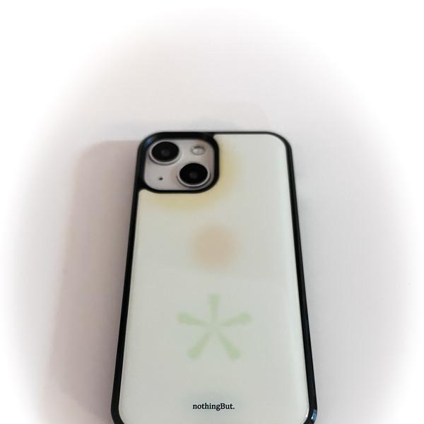 blurry flowers (yellowish green)  - epoxy