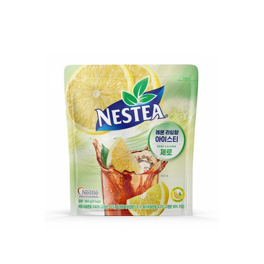 네스티 레몬 라임향 아이스티 제로 ZERO 360g 네슬레 홍차 [원산지:국내제조]