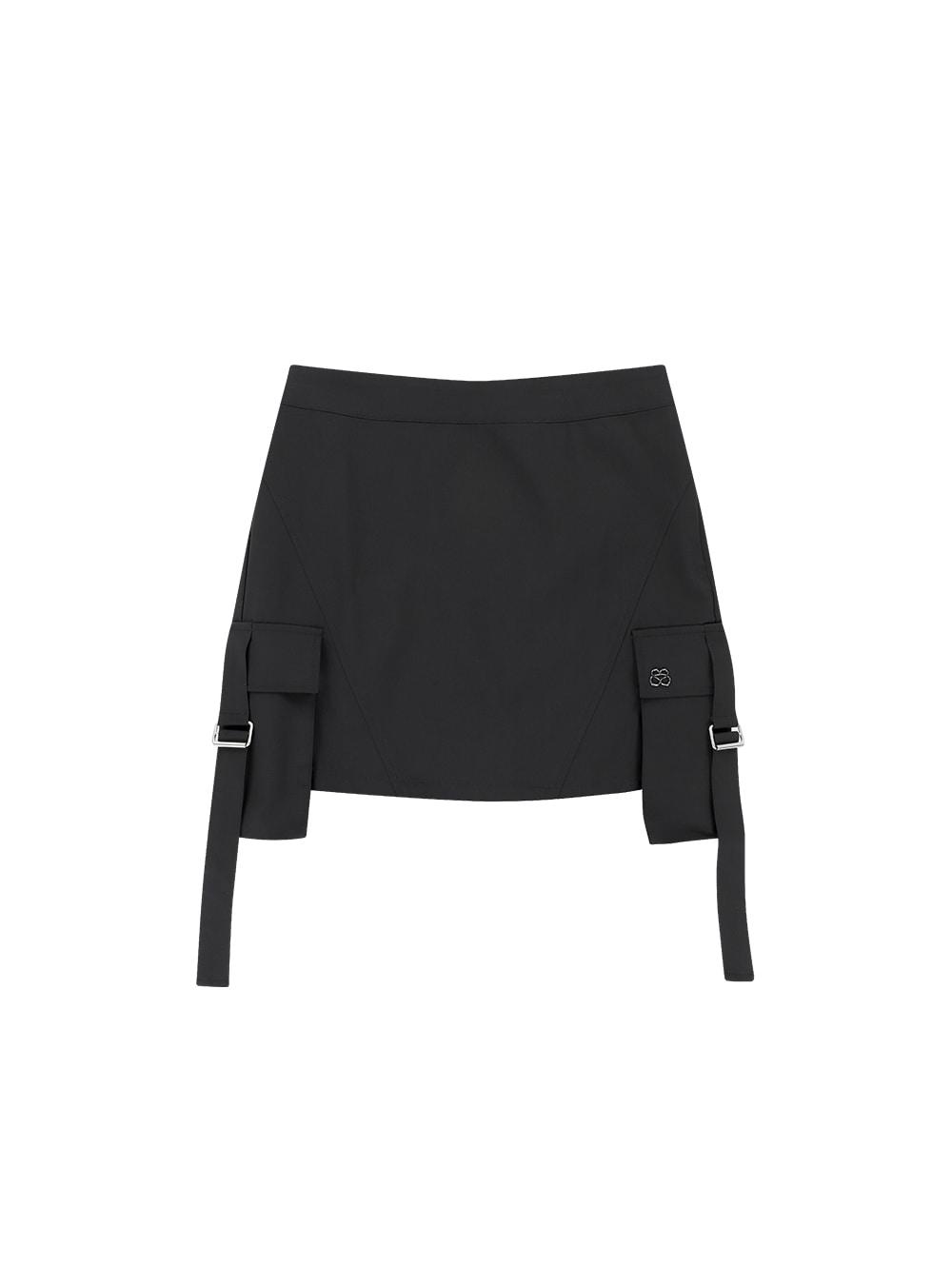 [4/29 예약배송]MICRO MINI CARGO SKIRT [BLACK]