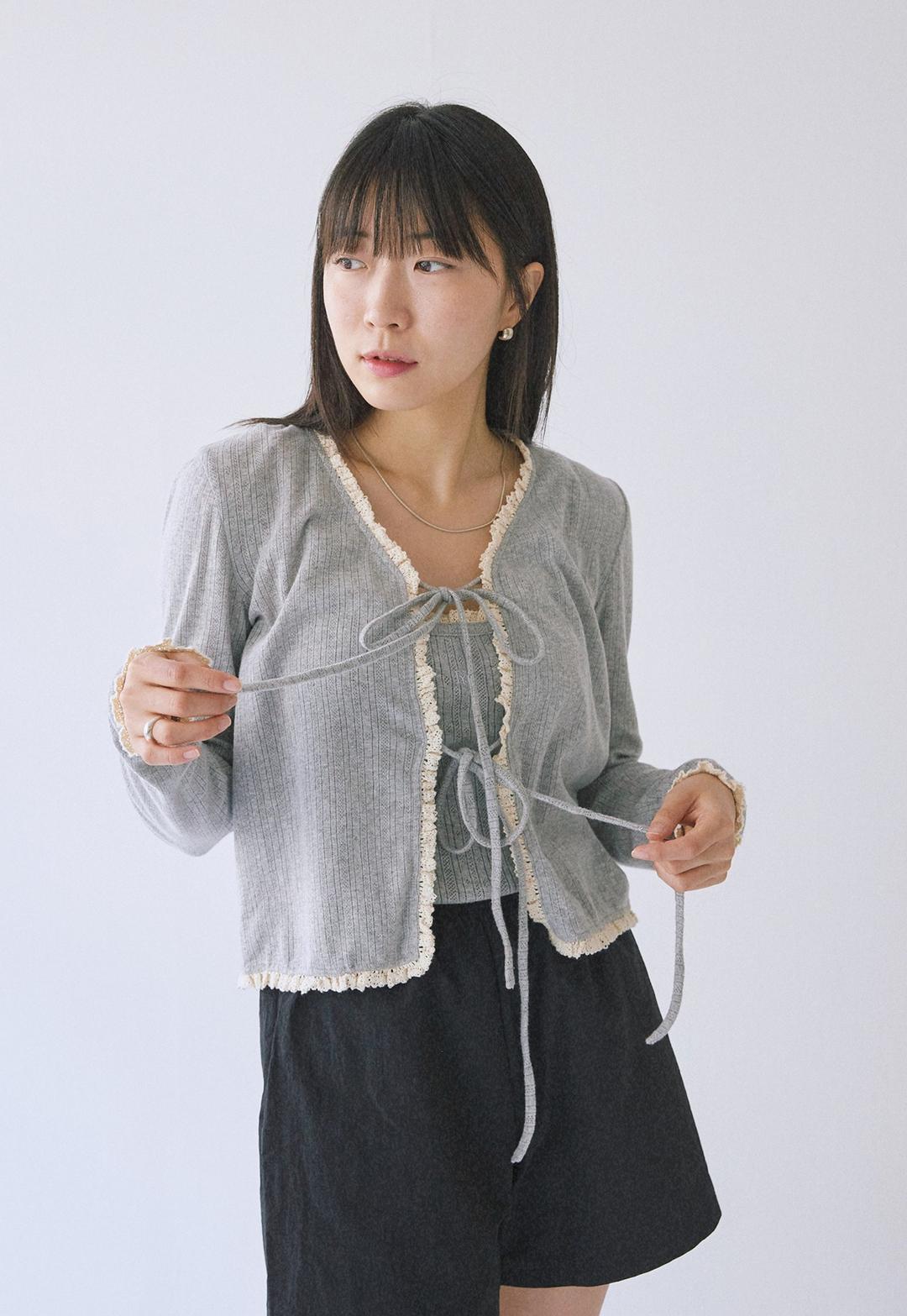 Frill Lace Cardigan