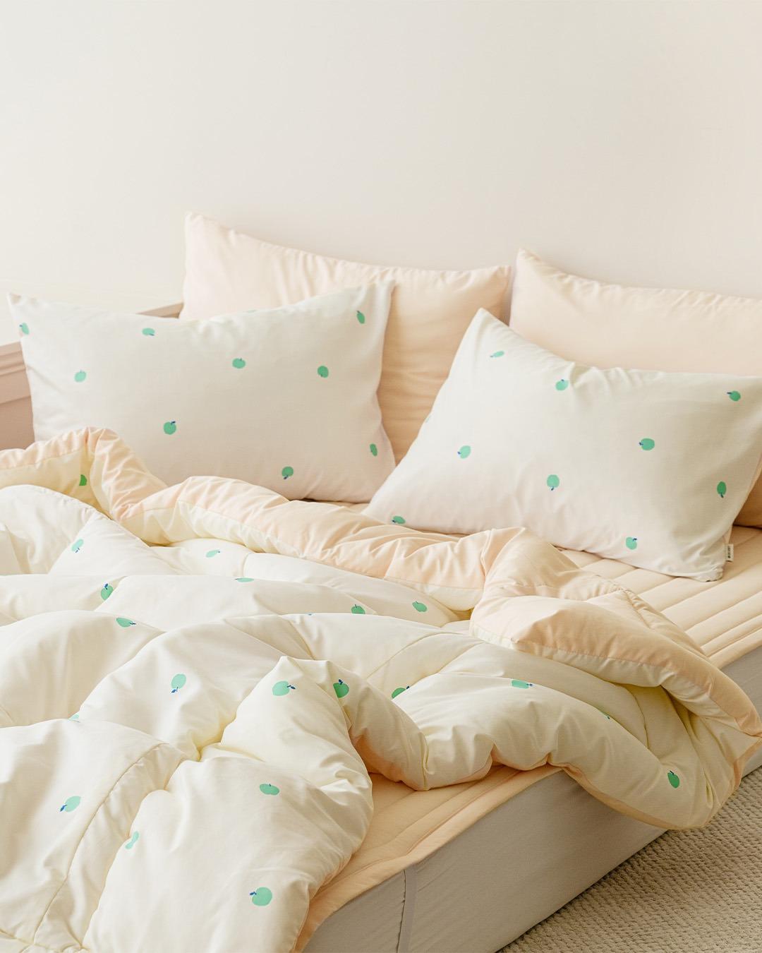 푸딩 알러지케어 먼지없는 차렵이불 침구세트 3color (S/Q)