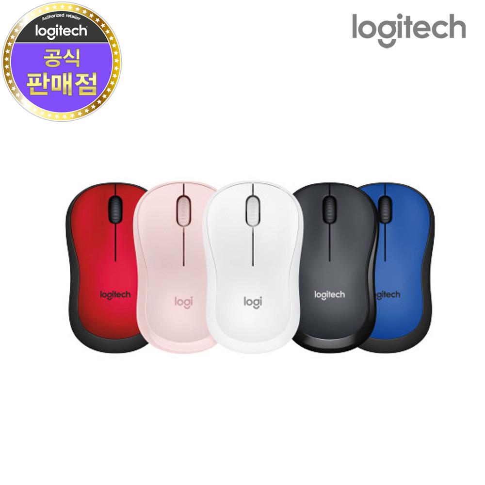 로지텍코리아 로지텍 M221 무선마우스 (블랙/화이트/블루/레드/핑크)