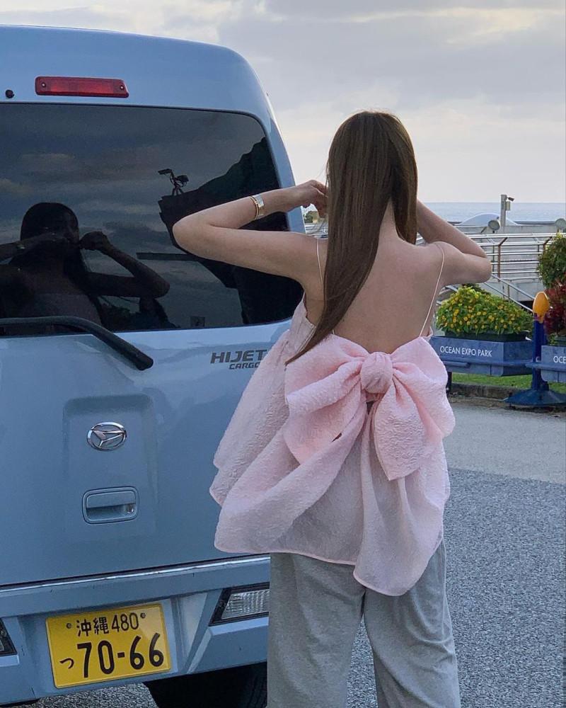 [핑크S,M당일] outfit 아웃핏 프리미엄 세실 블라우스