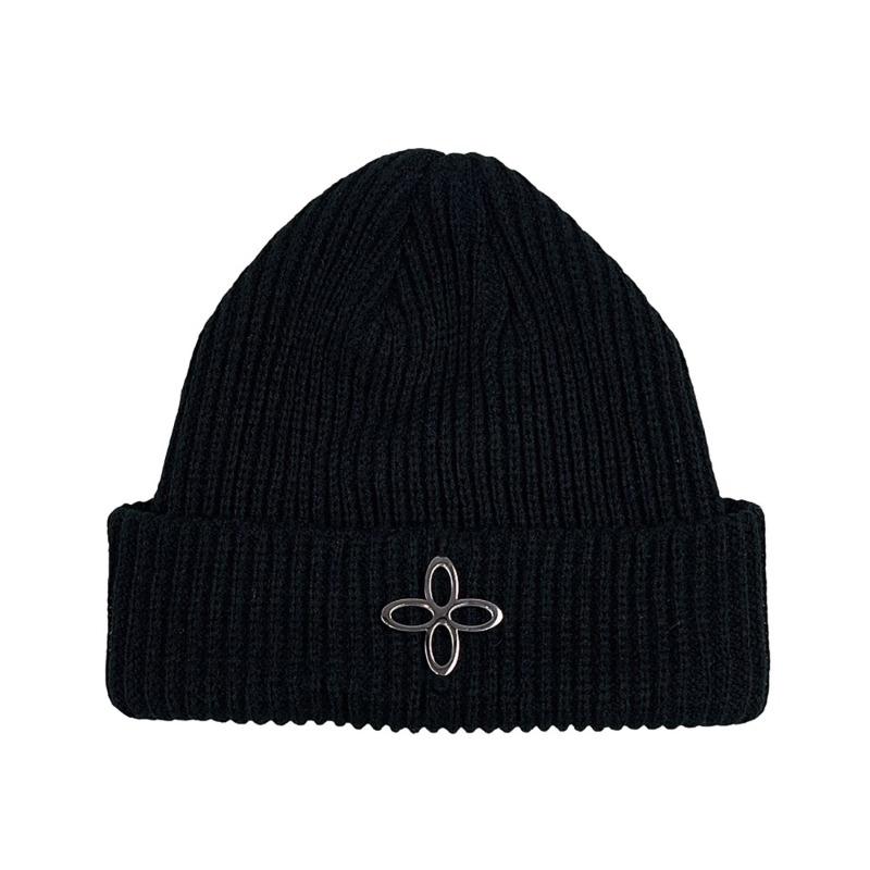 [SURGERY : 써저리] Surgery Clover Logo Beanie Black